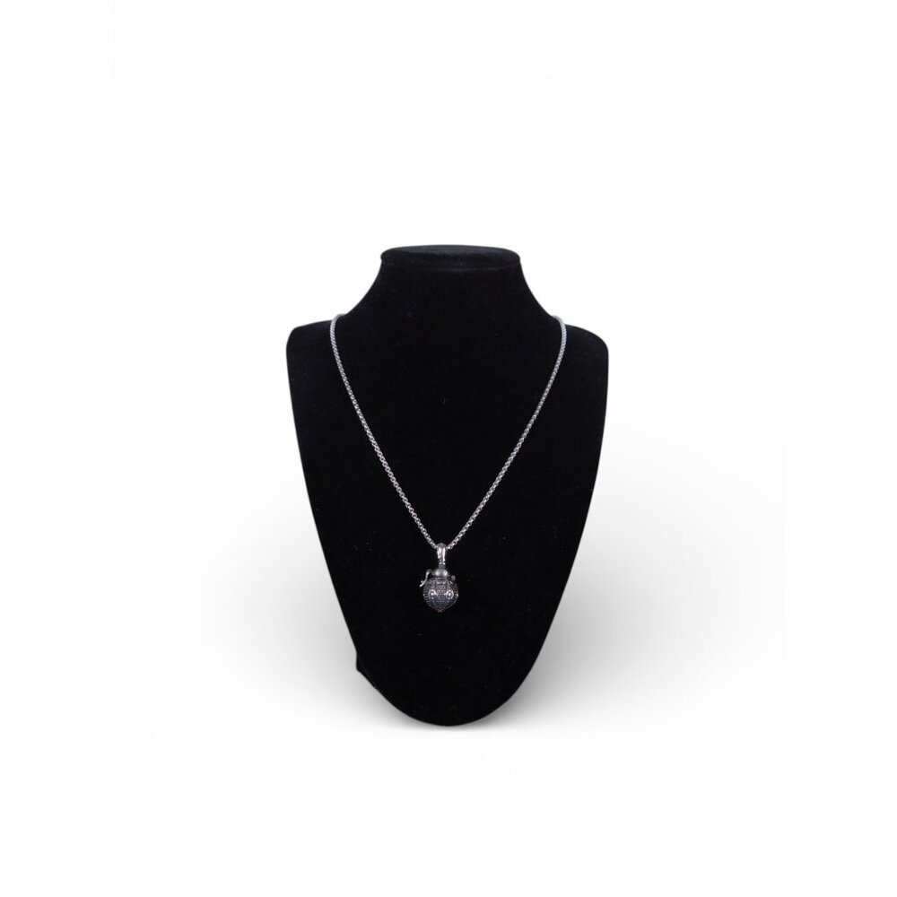 Poison Box Necklace Victorian Prayer Locket Pendant Secret Message Locket